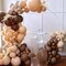 Coffee balloon arch kit Caramel balloon garland kit Boho Brown Beige Nude Balloons for Baby Shower Gender Reveal Wedding Birthday Party Decoration